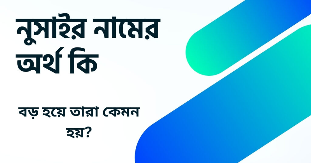 নুসাইর নামের অর্থ কি ()